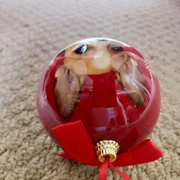 E & S Pet Chihuahua Christmas Holiday Dog Ornament Shatter Proof Ball Red - Picture 5 of 8